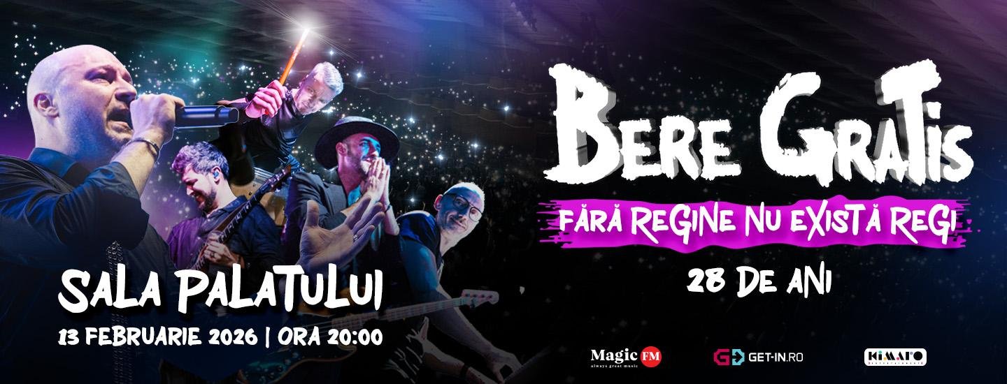 Bere Gratis – 28 de ani de muzică și emoții - slider 2026-01-21 08:25:57