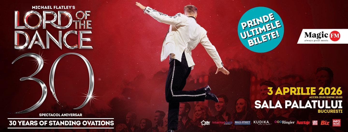 Lord of the Dance: 30th Anniversary Tour – Spectacol aniversar - slider 2026-01-15 11:27:12
