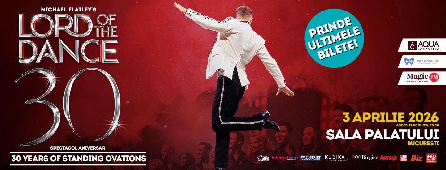 Lord of the Dance: 30th Anniversary Tour – Spectacol aniversar - slider 2026-03-20 14:35:23