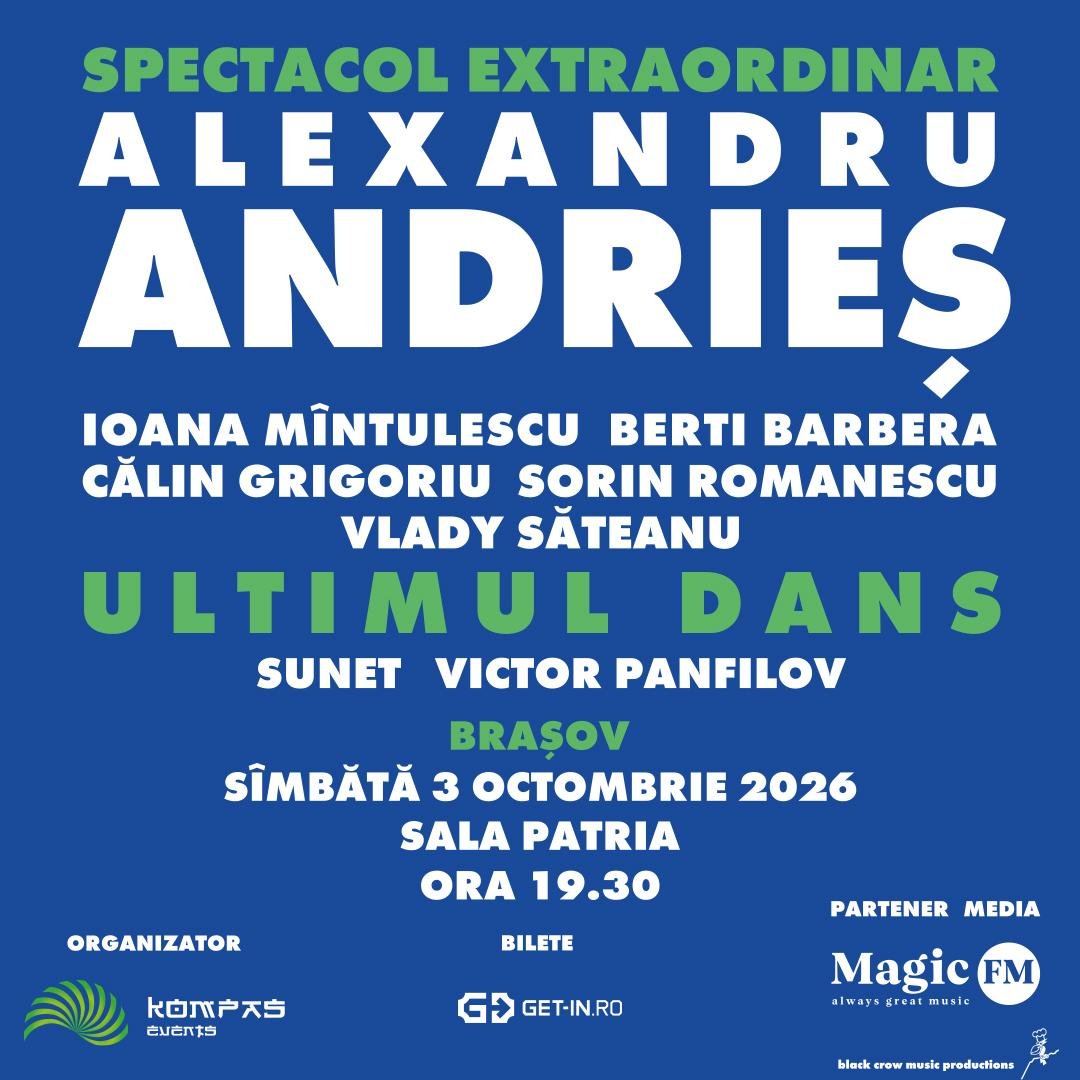 Brașov: Alexandru Andrieș - Ultimul Dans