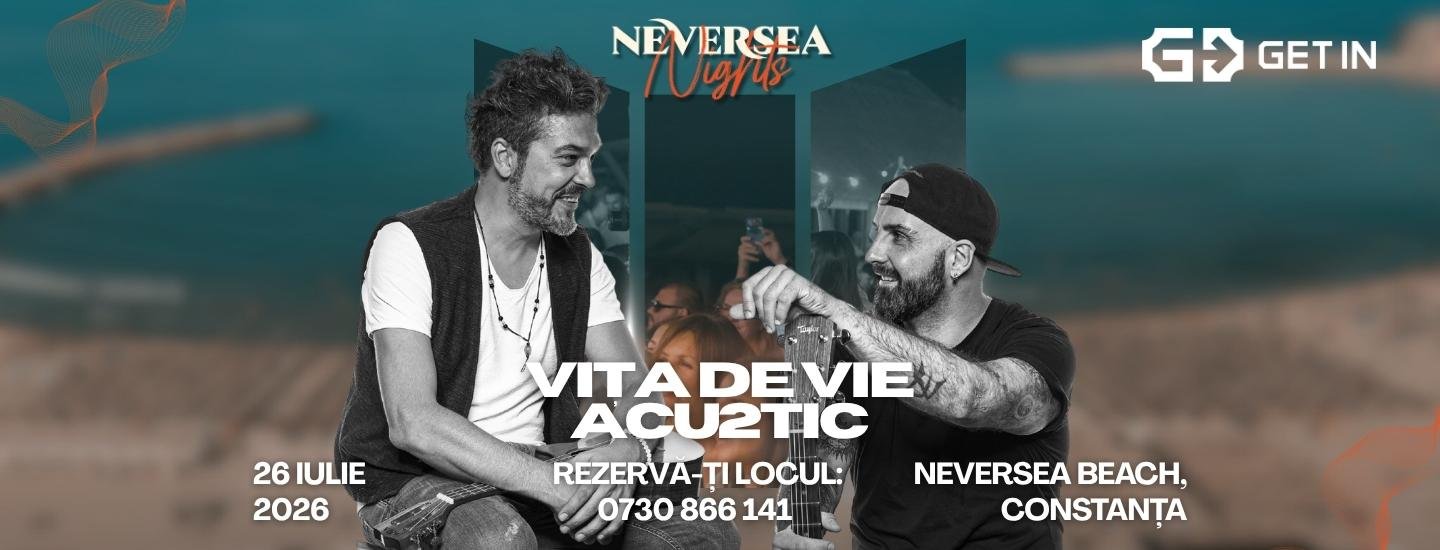 Constanța: Vița de Vie Acustic – Neversea Nights - slider 2026-06-29 07:47:55