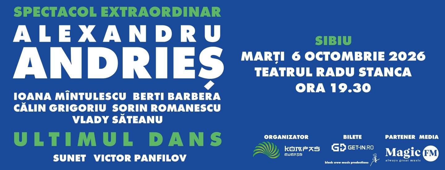 Sibiu: Alexandru Andrieș - Ultimul Dans - slider 2026-06-04 11:02:36
