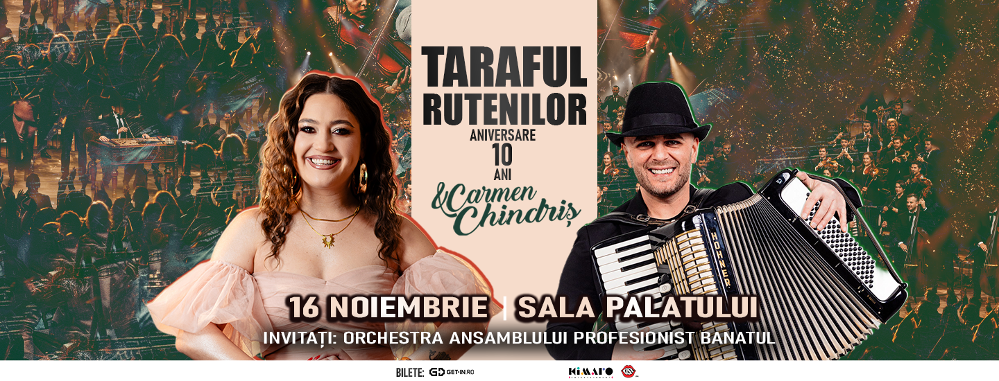 Taraful Rutenilor și Carmen Chindriș - Aniversare 10 ani - slider 2026-06-03 06:15:22