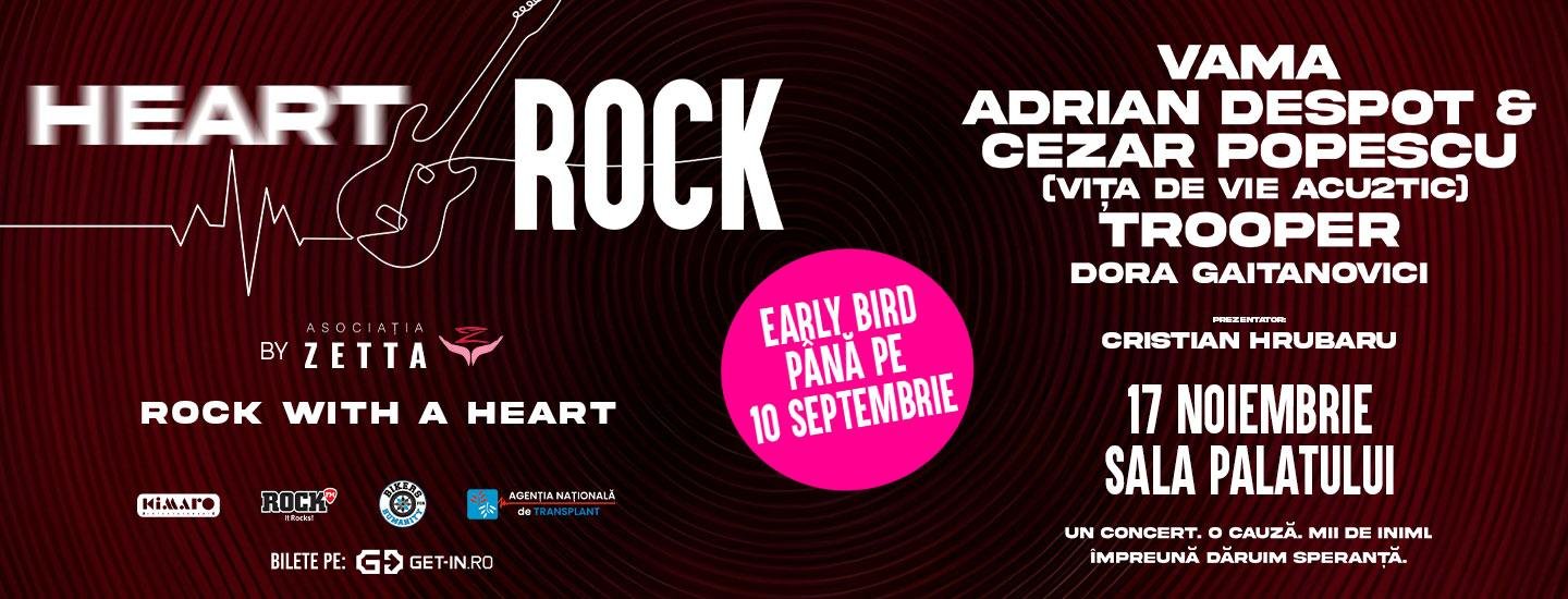 Concertul caritabil Heart Rock" Vama, Vița de Vie Acou2tic, Trooper și Dora Gaitanovici - slider 2026-08-25 17:28:00